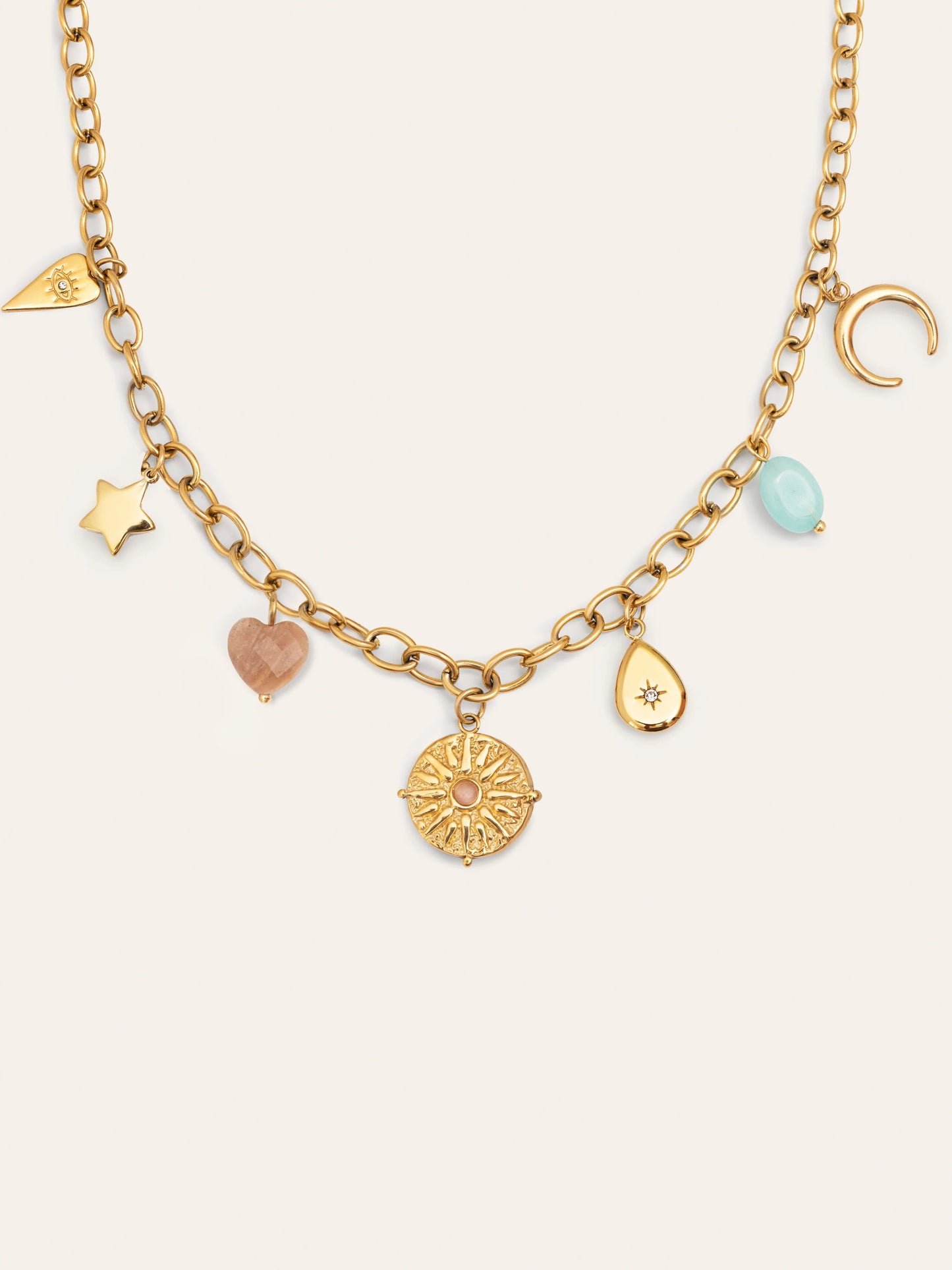 Collar multicharms soleil