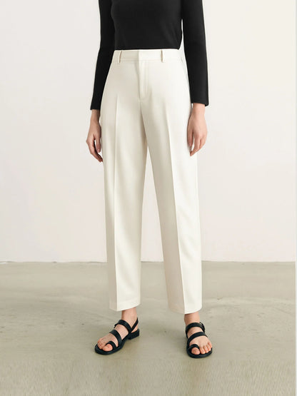 Pantalón Recto de Vestir Crudo