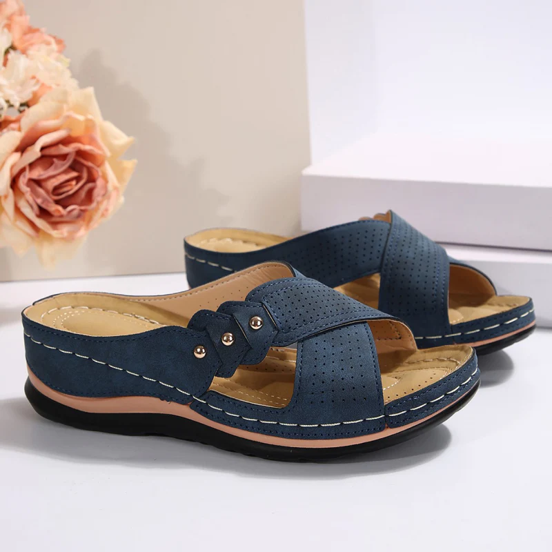Sandalias de cuña ligera y estables para una comodidad durante todo el día