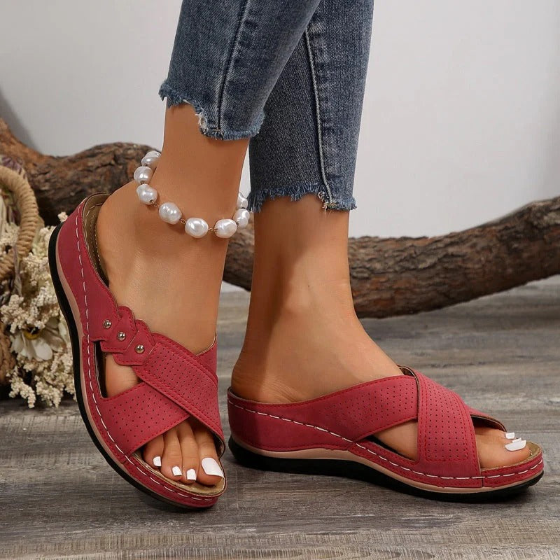 Sandalias de cuña ligera y estables para una comodidad durante todo el día